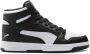 PUMA Rebound LayUp SL Sneakers Unisex Black- White - Thumbnail 1