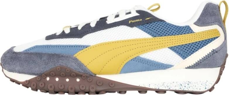 Puma Rider Preppy Sneakers Wit Blauw Geel Multicolor Heren