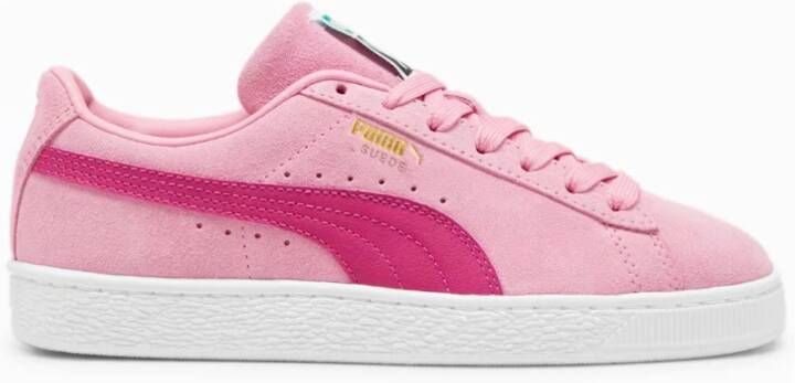 Puma Roze Leren Sneakers Pink Unisex