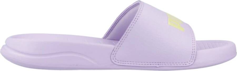 Puma Sliders Purple Dames