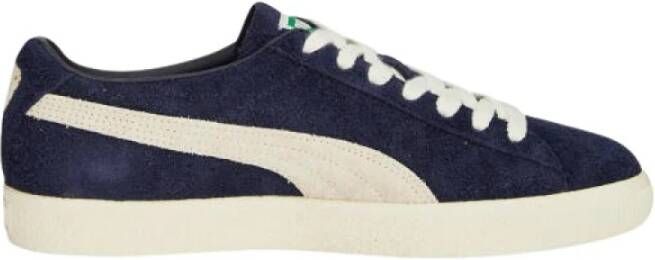 Puma Heren Vintage Hairy Suede Sneakers Blue Heren