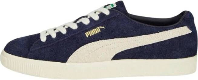 Puma Heren Vintage Hairy Suede Sneakers Blue Heren