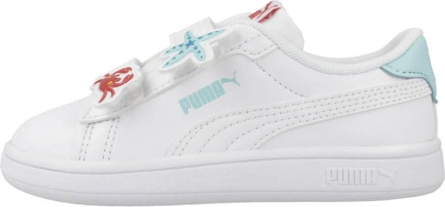 Puma Sneakers met Badges Design White Heren