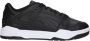 Puma Zwarte Leren Slipstream Sportschoen Black Heren - Thumbnail 1