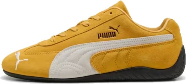 Puma Speedcat OG Goud & Wit Sneakers Yellow Dames