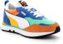 PUMA Rider FV Future Vintage Sneakers Heren Biscay Green Vibrant Orange - Thumbnail 2