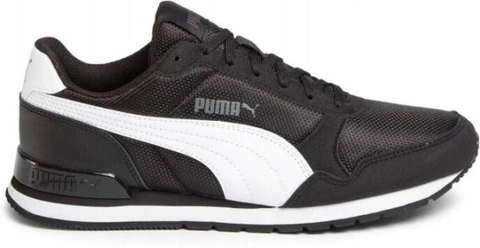 Puma Mesh Runner Sneakers in Peacoat-Wit Blue Heren