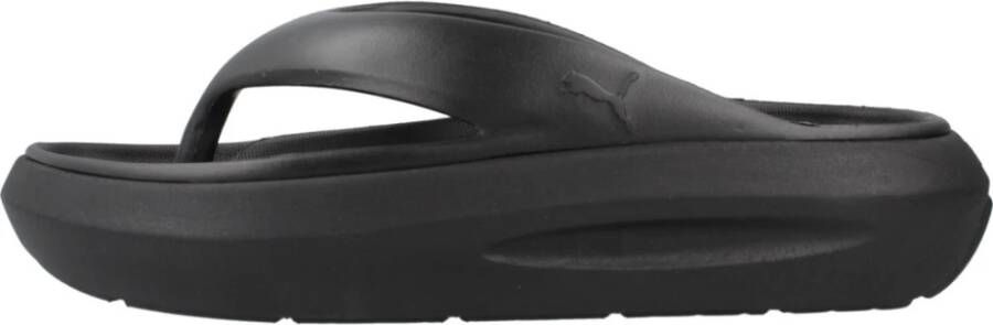 Puma Stijlvolle Flatter Flip Flops Black Dames