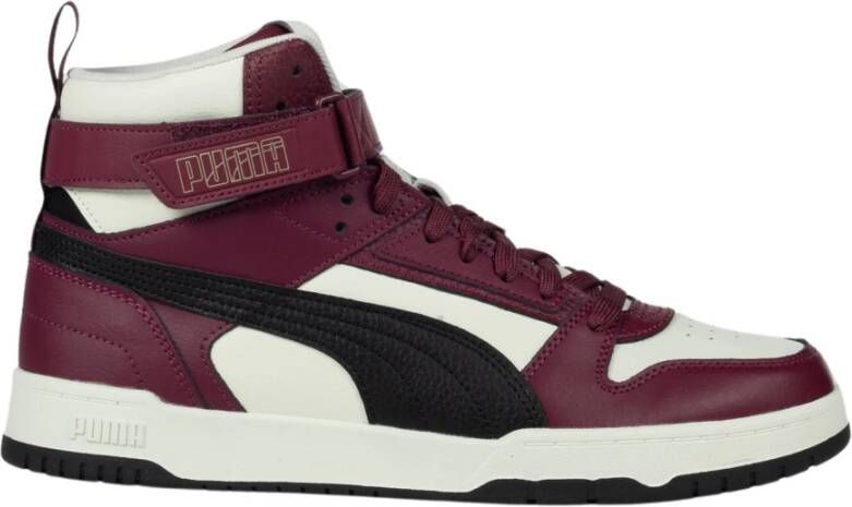 Puma Stijlvolle Mid Sneakers Red Heren