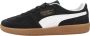 Puma Zwarte Leren Sneakers Stijlvol Ontwerp Black - Thumbnail 1