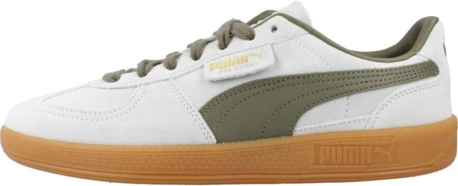 Puma Palermo sneaker van suède met leren details