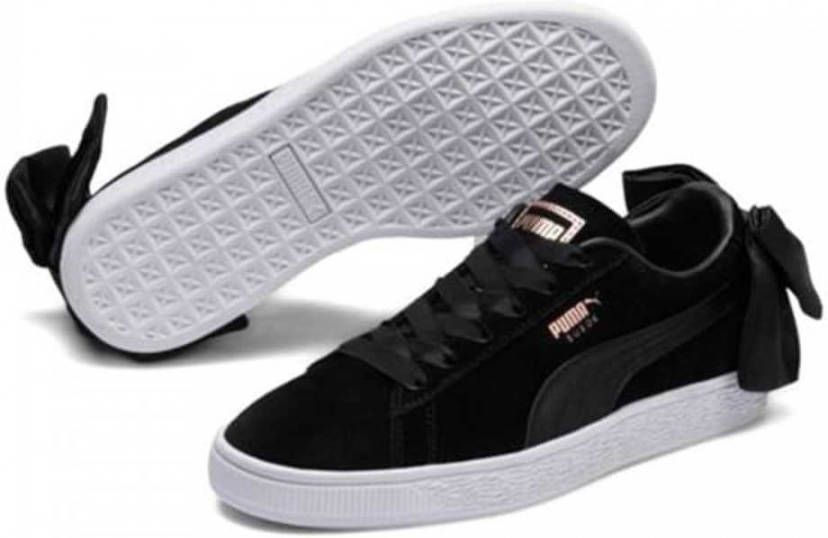 puma black bow shoes