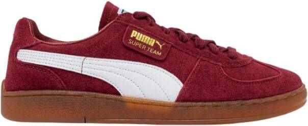 Puma Suede Sneakers met Formstrip Detailing Red Heren