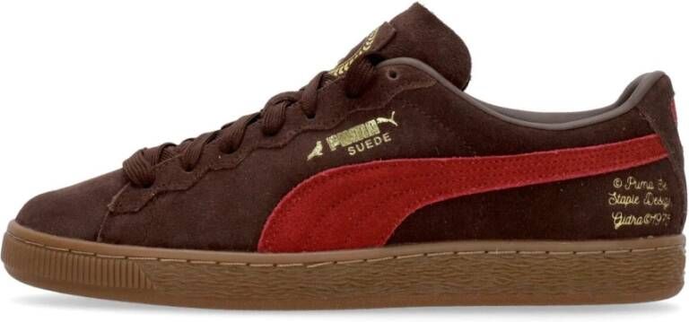 Puma Suede Staple Lage Schoen Donker Chocolade Brown Heren