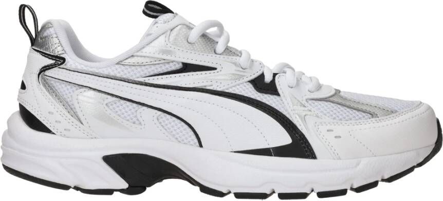 Puma Tech Sneaker met Zwarte en Zilveren Accenten White Heren