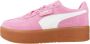 Puma Verhoogde Palermo Sneakers Pink Dames - Thumbnail 1