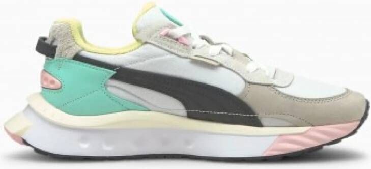 Puma Wilde Rider Gelaagde Sneakers White Heren