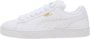 Puma Suede Lage Schoen Wit Damp Grijs White Heren - Thumbnail 1