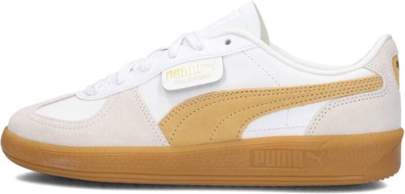 Puma Witte Lage Sneakers Palermo Lth White Dames