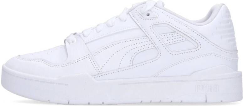 Puma Wit Leren Slipstream Heren Sneakers White Heren