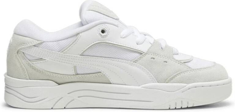 Puma Witte Leren Sneakers Herfst Winter 2024 White Heren