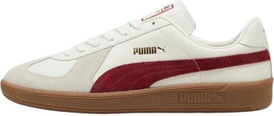 Puma Witte Rode Army Trainer Sneakers White Heren