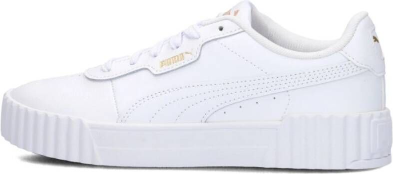 Puma Witte stijlvolle sneakers voor dames White Dames