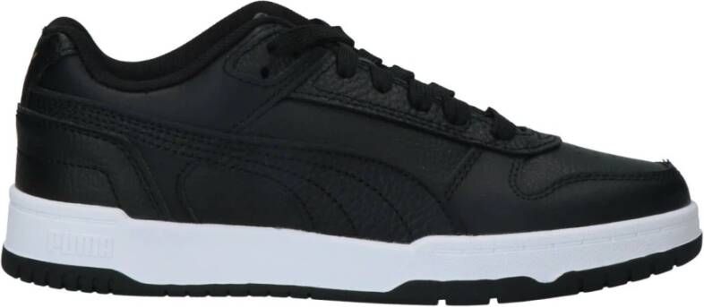 Puma Zwarte Lage Sportieve Sneaker Black Heren