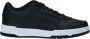 Puma RBD game Low leren sneakers zwart wit Jongens Meisjes Leer Effen 37 - Thumbnail 3