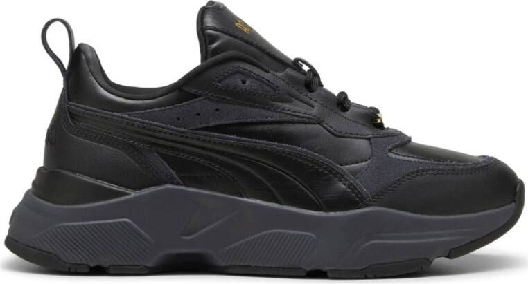 Puma Zwarte Luxe Vrijetijdssneakers Black Dames