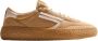 Puraai Beige Stoffen Sneakers met Witte Details Beige Heren - Thumbnail 1