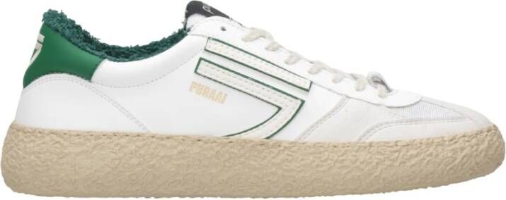 Puraai Casual Katoenen Sneakers met Logo White Dames