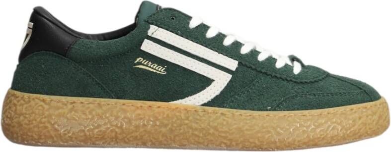 Puraai Vintage Groene Sneakers Green Heren