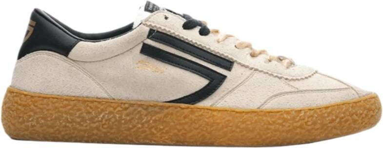 Puraai Vintage Sneakers 1.01 Stijl Beige Heren