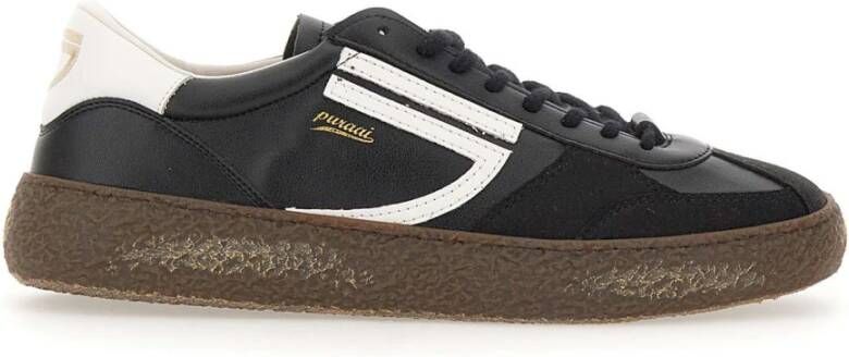 Puraai Zwarte Sneakers Black Heren