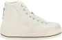 R13 Hoge Top Platform Sneakers met ritssluiting Beige Dames - Thumbnail 1