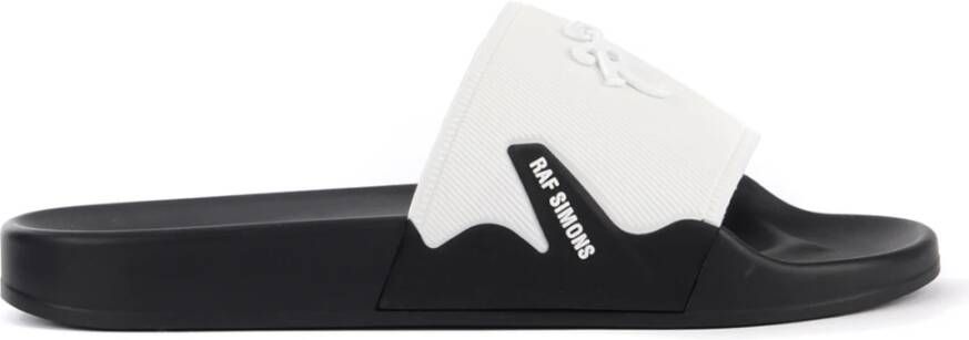 Raf Simons Astra White Unisex Flip-Flops White Dames