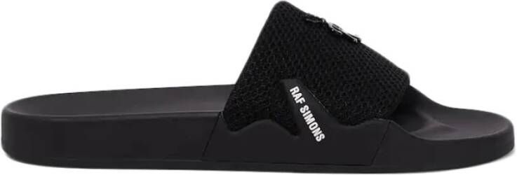 Raf Simons Gedurfde Zwarte Slippers Black Dames