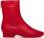 Raf Simons Hoge Rode Unieke Unisex Schoenen Red Dames - Thumbnail 3