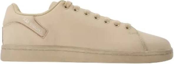 Raf Simons Leather sneakers Beige Heren