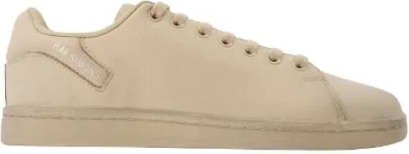 Raf Simons Leather sneakers Beige Heren