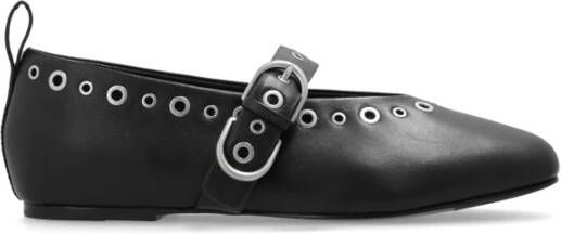 Rag & Bone Ballerina's Spire Mary Jane Grommets Black Dames