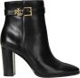 Lauren Ralph Lauren Leren boots met labelapplicatie model 'BAILEY' - Thumbnail 7