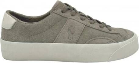 Ralph Lauren Beige Suède Heren Sneakers Beige Heren