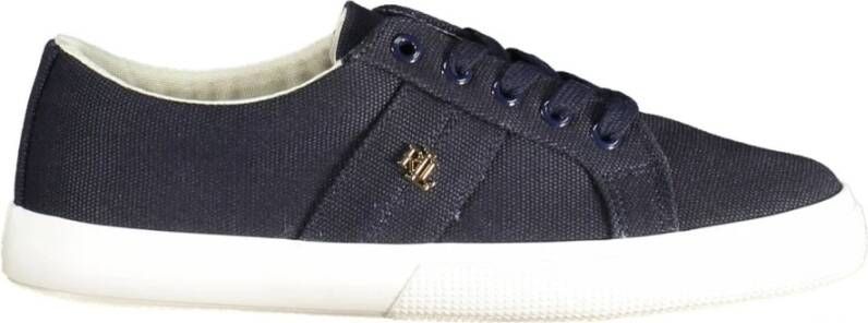 Lauren Ralph Lauren Sneakers Janson II Canvas Vulc Sneakers in blauw