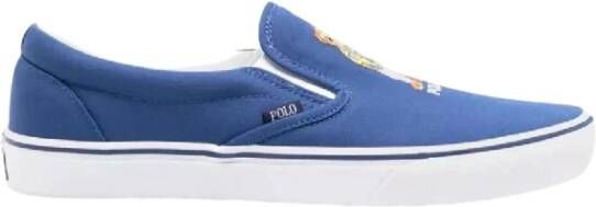 Ralph Lauren Blauwe instap sneakers Keaton Blue Heren