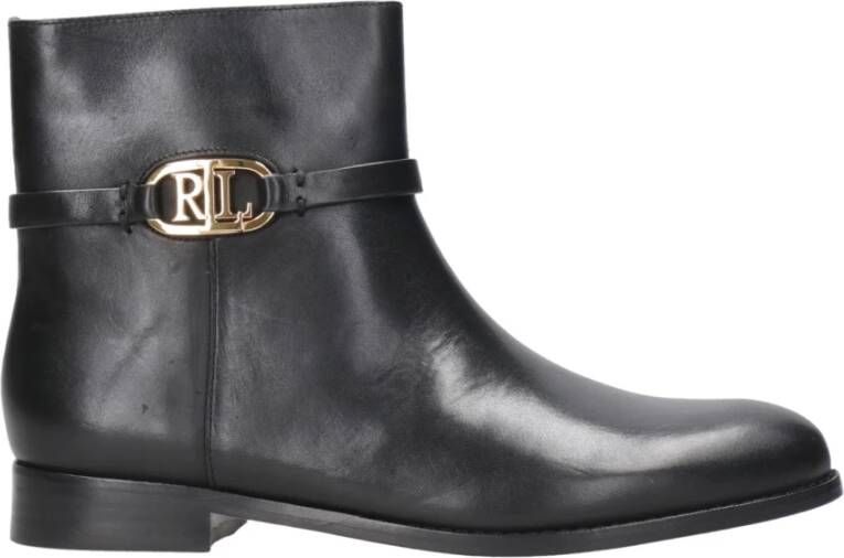 Ralph Lauren Briela Enkellaarzen Zwart Black Dames