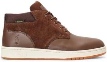 Ralph Lauren Stijlvolle Heren Sneaker Boot Brown Heren