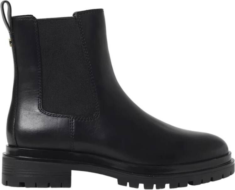 Lauren Ralph Lauren Chelsea boots met rubberen inzetten model 'CORINNE'