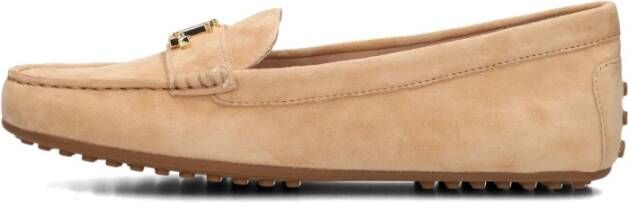 Ralph Lauren Dames Mocassins Barnsbury Flats Casual Beige Dames